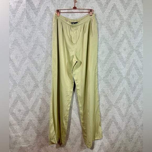 Zara satin cream pull on pants size M - Picture 3 of 14